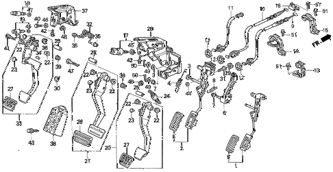 1994 del S 2 DOOR 5MT PEDAL diagram 1994 del S 2 DOOR 5MT PEDAL diagram