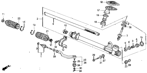 1996 del S 2 DOOR 5MT 5MT STEERING GEAR BOX (S) diagram 1996 del S 2 DOOR 5MT 5MT STEERING GEAR BOX (S) diagram