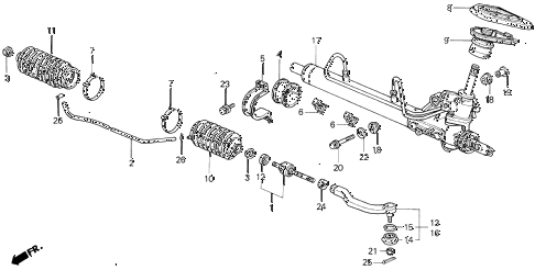 1997 del V-TEC 2 DOOR 5MT P.S. GEAR BOX (2) diagram 1997 del V-TEC 2 DOOR 5MT P.S. GEAR BOX (2) diagram