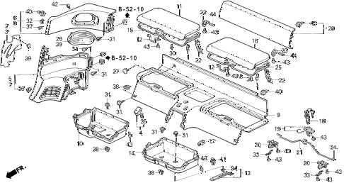 1994 del S 2 DOOR 5MT PERSONAL TRUNK diagram 1994 del S 2 DOOR 5MT PERSONAL TRUNK diagram
