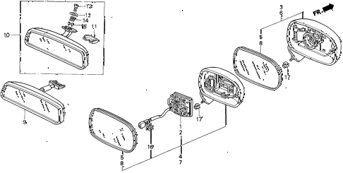 1994 del S 2 DOOR 4AT MIRROR diagram 1994 del S 2 DOOR 4AT MIRROR diagram