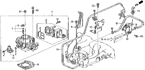 1997 del S 2 DOOR 5MT THROTTLE BODY (2) diagram 1997 del S 2 DOOR 5MT THROTTLE BODY (2) diagram