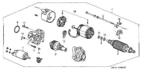 1997 del S 2 DOOR 5MT STARTER MOTOR (MITSUBA) (1) diagram 1997 del S 2 DOOR 5MT STARTER MOTOR (MITSUBA) (1) diagram