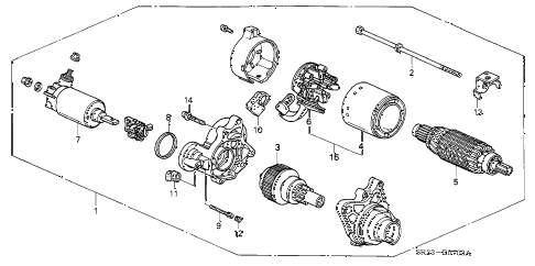 1994 del SI 2 DOOR 4AT STARTER MOTOR (MITSUBA) (2) diagram 1994 del SI 2 DOOR 4AT STARTER MOTOR (MITSUBA) (2) diagram