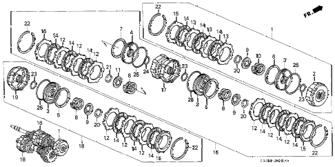 1995 civic DX 3 DOOR 4AT AT CLUTCH diagram 1995 civic DX 3 DOOR 4AT AT CLUTCH diagram