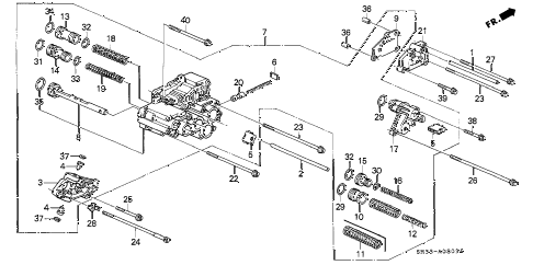 1995 civic DX 3 DOOR 4AT AT SERVO BODY diagram 1995 civic DX 3 DOOR 4AT AT SERVO BODY diagram