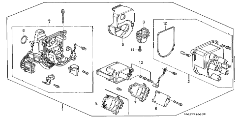 1993 Honda civic parts catalog #5