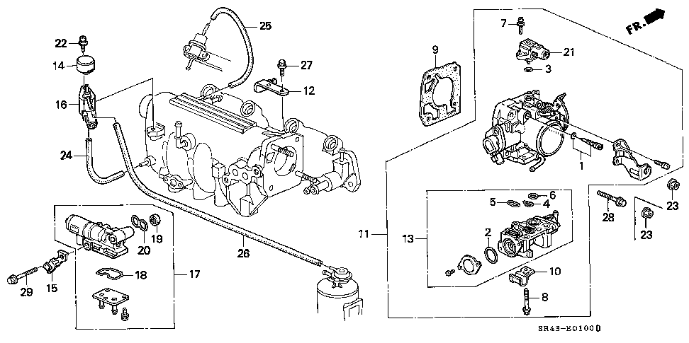 1993 Honda civic parts catalog #4