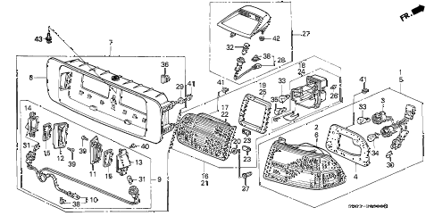 1995 civic EX 2 DOOR 5MT TAILLIGHT diagram 1995 civic EX 2 DOOR 5MT TAILLIGHT diagram