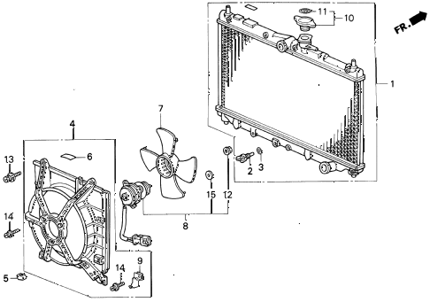 1995 prelude S 2 DOOR 5MT RADIATOR (TOYO) (2) diagram 1995 prelude S 2 DOOR 5MT RADIATOR (TOYO) (2) diagram
