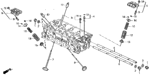 1996 prelude SIVTEC 2 DOOR 5MT VALVE - ROCKER ARM (3) diagram 1996 prelude SIVTEC 2 DOOR 5MT VALVE - ROCKER ARM (3) diagram
