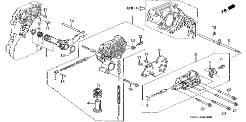 1997 accord EX(LEATHER) 2 DOOR 4AT AT REGULATOR diagram 1997 accord EX(LEATHER) 2 DOOR 4AT AT REGULATOR diagram