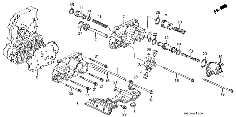 1994 accord LX 2 DOOR 4AT AT SERVO BODY diagram 1994 accord LX 2 DOOR 4AT AT SERVO BODY diagram
