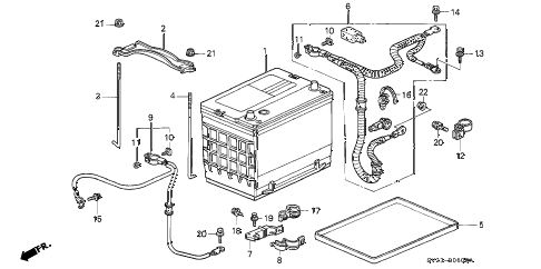 1995 accord LX 2 DOOR 5MT BATTERY diagram 1995 accord LX 2 DOOR 5MT BATTERY diagram