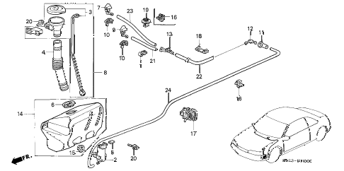 1994 accord LX 2 DOOR 4AT WINDSHIELD WASHER diagram 1994 accord LX 2 DOOR 4AT WINDSHIELD WASHER diagram