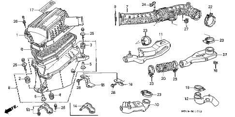 1997 Honda accord parts catalog #3