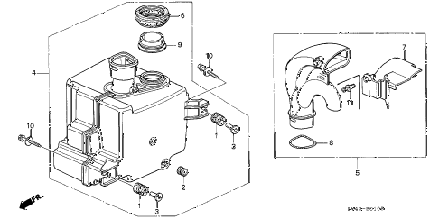 1997 accord SPECIA 4 DOOR 4AT RESONATOR CHAMBER diagram 1997 accord SPECIA 4 DOOR 4AT RESONATOR CHAMBER diagram