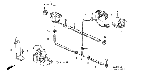 1996 accord DX 4 DOOR 5MT PURGE CONTROL SOLENOID VALVE (2) diagram 1996 accord DX 4 DOOR 5MT PURGE CONTROL SOLENOID VALVE (2) diagram
