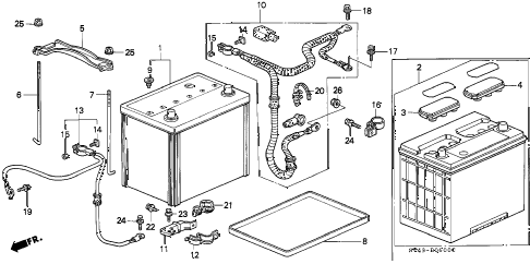 1994 accord LX 4 DOOR 5MT BATTERY diagram 1994 accord LX 4 DOOR 5MT BATTERY diagram