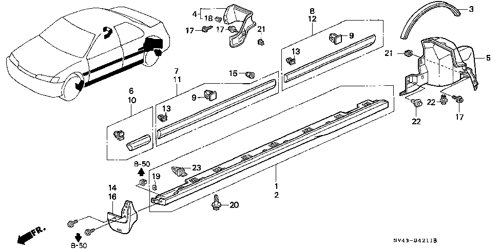 1995 Honda accord parts accessories #7