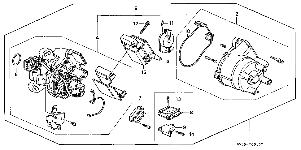 1997 Honda accord parts catalog #5