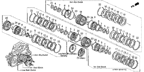 1996 accord EX 5 DOOR 4AT AT CLUTCH diagram 1996 accord EX 5 DOOR 4AT AT CLUTCH diagram