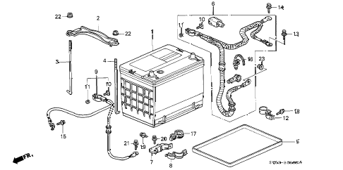 1995 accord LX 5 DOOR 5MT BATTERY diagram 1995 accord LX 5 DOOR 5MT BATTERY diagram