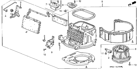 1997 accord LX 5 DOOR 5MT HEATER BLOWER diagram 1997 accord LX 5 DOOR 5MT HEATER BLOWER diagram
