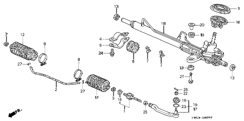 1997 accord LX 5 DOOR 4AT P.S. GEAR BOX diagram 1997 accord LX 5 DOOR 4AT P.S. GEAR BOX diagram