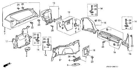 1997 accord EX 5 DOOR 4AT SIDE LINING diagram 1997 accord EX 5 DOOR 4AT SIDE LINING diagram