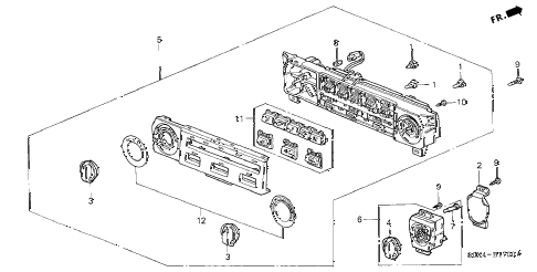 1999 Honda odyssey parts diagram #2