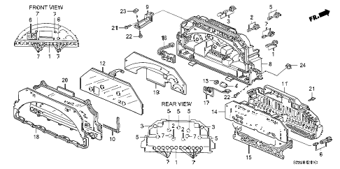 2007 s2000 S2000 2 DOOR 6MT METER COMPONENTS (NS) (2) diagram 2007 s2000 S2000 2 DOOR 6MT METER COMPONENTS (NS) (2) diagram
