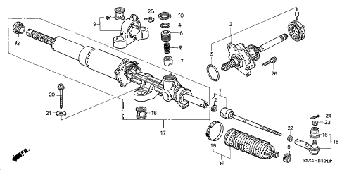 2006 s2000 S2000 2 DOOR 6MT P.S. GEAR BOX diagram 2006 s2000 S2000 2 DOOR 6MT P.S. GEAR BOX diagram
