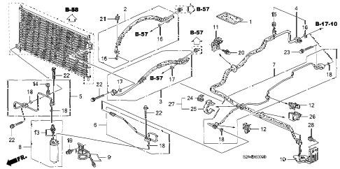 2000 s2000 S2000 2 DOOR 6MT A/C HOSES - PIPES diagram 2000 s2000 S2000 2 DOOR 6MT A/C HOSES - PIPES diagram