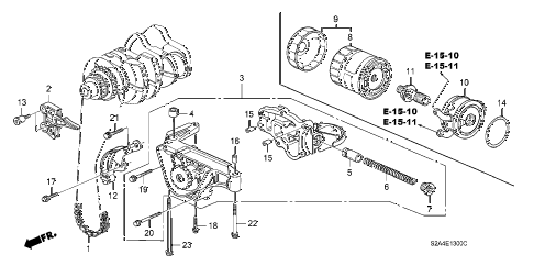 2000 s2000 S2000 2 DOOR 6MT OIL PUMP - OIL STRAINER diagram 2000 s2000 S2000 2 DOOR 6MT OIL PUMP - OIL STRAINER diagram