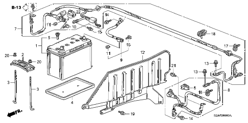 2009 s2000 BASE 2 DOOR 6MT BATTERY diagram 2009 s2000 BASE 2 DOOR 6MT BATTERY diagram