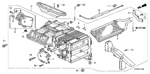 2009 s2000 BASE 2 DOOR 6MT HEATER UNIT diagram 2009 s2000 BASE 2 DOOR 6MT HEATER UNIT diagram