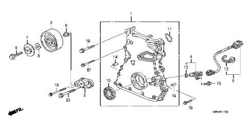 2009 s2000 CR(WITH AC) 2 DOOR 6MT CHAIN CASE diagram 2009 s2000 CR(WITH AC) 2 DOOR 6MT CHAIN CASE diagram