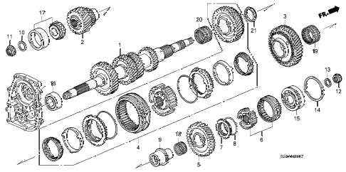 2008 s2000 CR 2 DOOR 6MT MT COUNTERSHAFT (KA) diagram 2008 s2000 CR 2 DOOR 6MT MT COUNTERSHAFT (KA) diagram