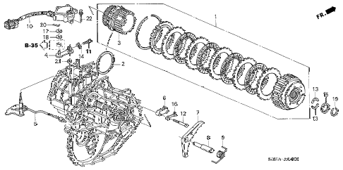 2005 insight DX 3 DOOR CVT AT STARTING CLUTCH diagram 2005 insight DX 3 DOOR CVT AT STARTING CLUTCH diagram