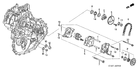 2005 insight DX 3 DOOR CVT AT OIL PUMP diagram 2005 insight DX 3 DOOR CVT AT OIL PUMP diagram