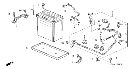 2006 insight DX 3 DOOR 5MT BATTERY diagram 2006 insight DX 3 DOOR 5MT BATTERY diagram