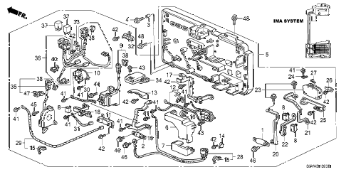 2006 insight DX(A/C) 3 DOOR 5MT IMA MAIN SWITCH - JUNCTION BOARD diagram 2006 insight DX(A/C) 3 DOOR 5MT IMA MAIN SWITCH - JUNCTION BOARD diagram