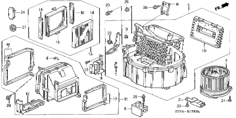 2005 insight DX 3 DOOR 5MT HEATER BLOWER diagram 2005 insight DX 3 DOOR 5MT HEATER BLOWER diagram
