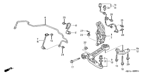 2006 insight DX 3 DOOR 5MT FRONT LOWER ARM diagram 2006 insight DX 3 DOOR 5MT FRONT LOWER ARM diagram