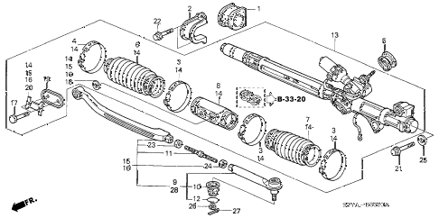 2005 insight DX 3 DOOR CVT P.S. GEAR BOX diagram 2005 insight DX 3 DOOR CVT P.S. GEAR BOX diagram