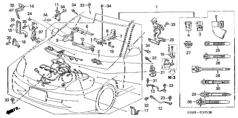 2006 insight DX(A/C) 3 DOOR 5MT ENGINE WIRE HARNESS diagram 2006 insight DX(A/C) 3 DOOR 5MT ENGINE WIRE HARNESS diagram