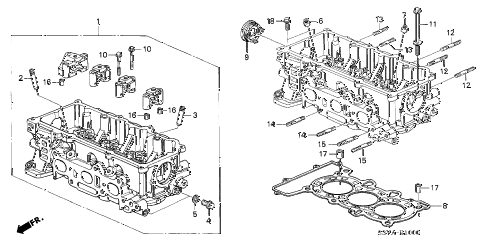 2005 insight DX 3 DOOR 5MT CYLINDER HEAD diagram 2005 insight DX 3 DOOR 5MT CYLINDER HEAD diagram