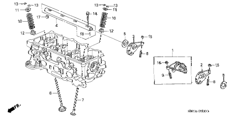 2006 insight DX 3 DOOR 5MT VALVE - ROCKER ARM diagram 2006 insight DX 3 DOOR 5MT VALVE - ROCKER ARM diagram