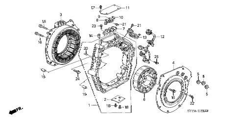 2005 insight DX 3 DOOR CVT IMA MOTOR diagram 2005 insight DX 3 DOOR CVT IMA MOTOR diagram